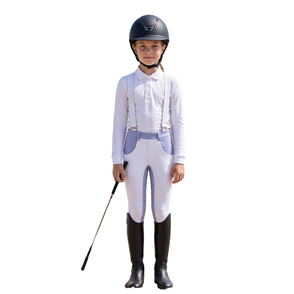 Girls Horse Riding Colorblocked Pants