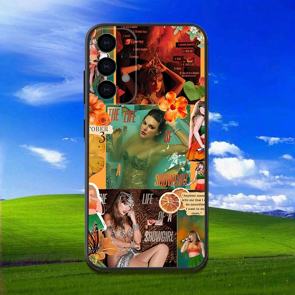 Чехол для телефона Samsung Galaxy A13, A21s, A22, A31, A32, A52, A53, A71, A80, 'Жизнь шоу-девушки S' Мягкий черный корпус