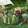 Oxford cloth gardening tool storage tote bag green 34 * 17 * 30cm