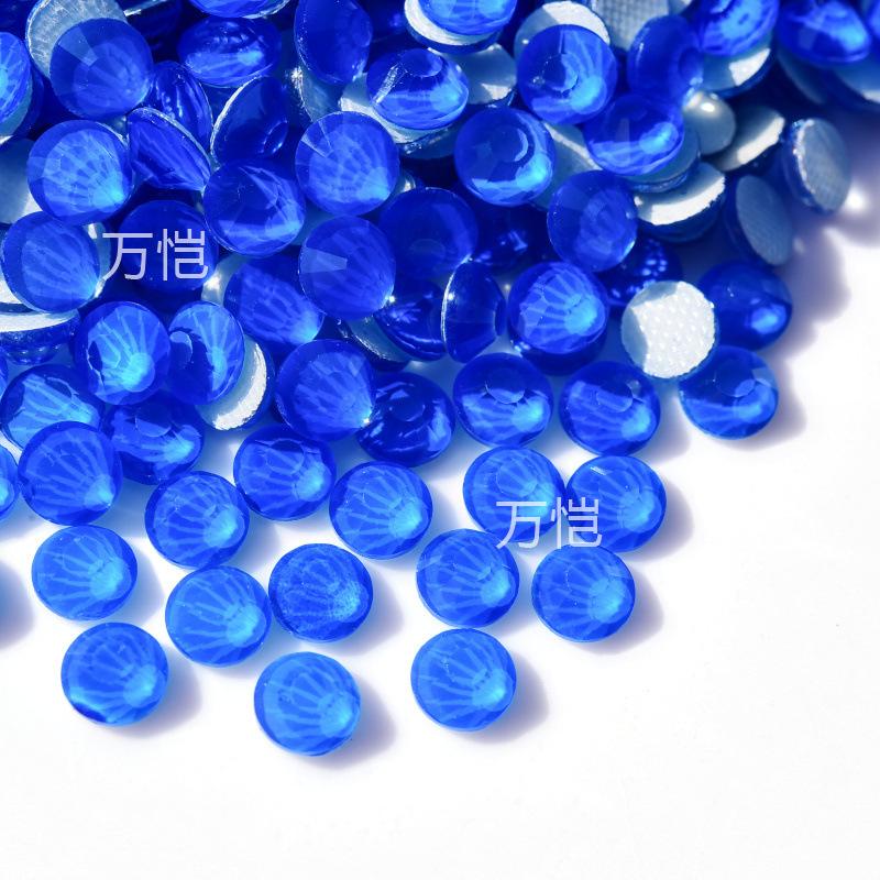 Blue Series Glass Hot Drill, Hot Melt Adhesive Стразы Diy Аксессуары для одежды Декоративные Красота Креативные Аксессуары
