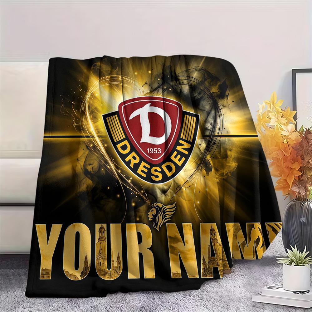 Custom Name Dynamo Dresden Flannel Blanket, High quality Comfortable for All Seasons, Home Decor, Warmth and Comfort