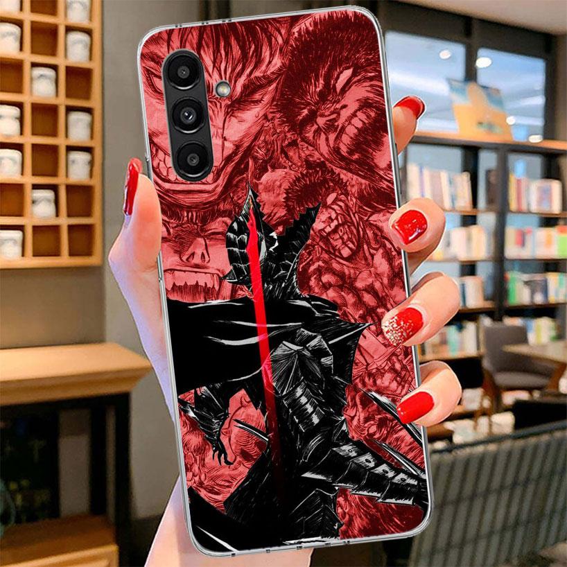 Black White G-Guts B-Berserks Phone Case For Samsung Galaxy A17 A37 A57 A16 A26 A36 A56 A15 A25 A35 A55 A14 A24 A34 A54 A13 A23