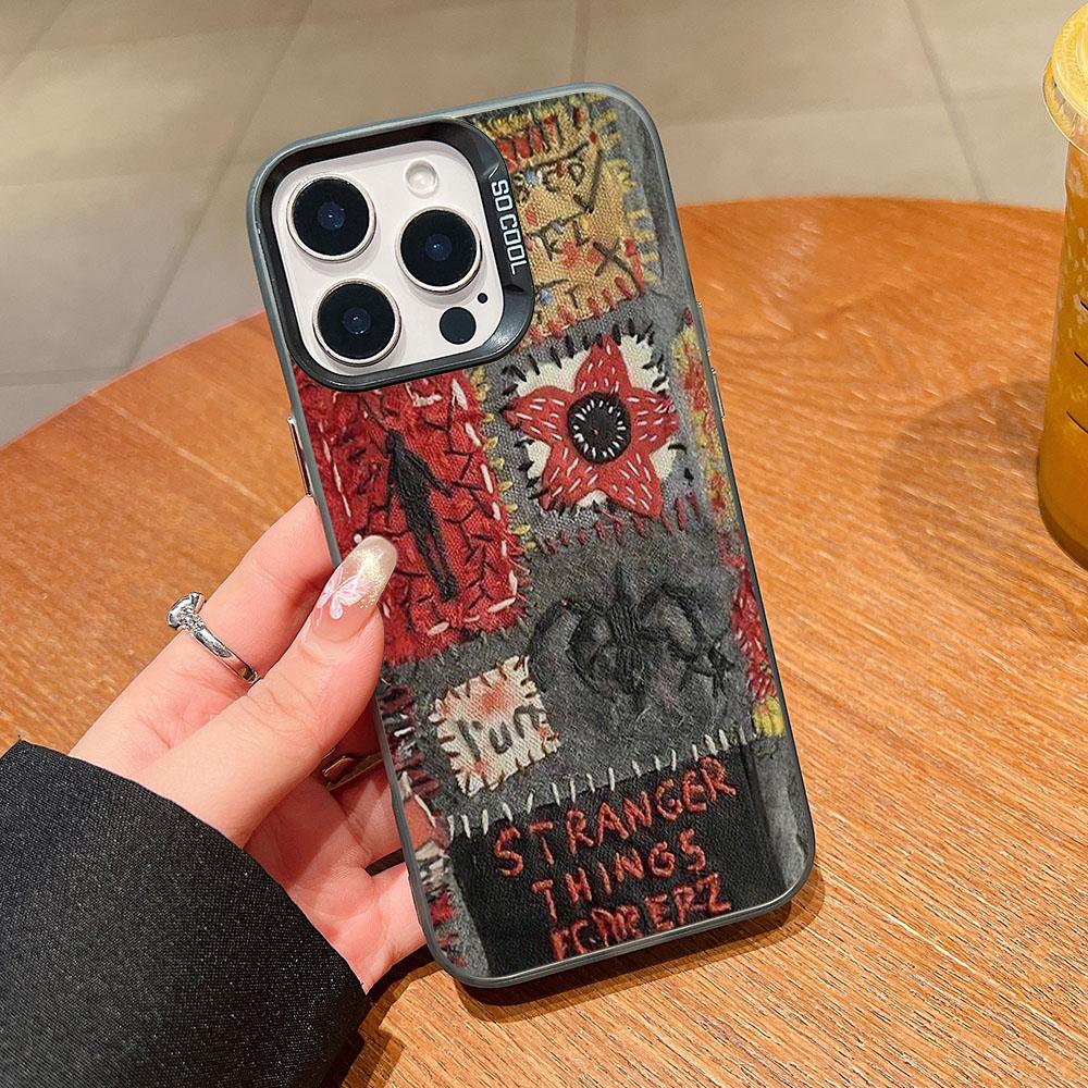 Чехол для телефона S-StrangerS T-Things для Apple iPhone 17 Air 16 16e 15 14 Plus 13 12 11 Pro Max X Xs XR 8 Матовый жесткий чехол