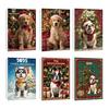 Dog Advent Calendar 2025 24Pcs 2D Dog Breeds Ornaments for Tree Decor 24 Days Christmas Countdown Calendar Surprise Gifts for Dog Lovers