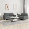 VidaXL Sofa Set with 2 Pcs Cushions, Sofas with Armrests and Backrest, Furniture Set, Living Room Furniture, 3201291