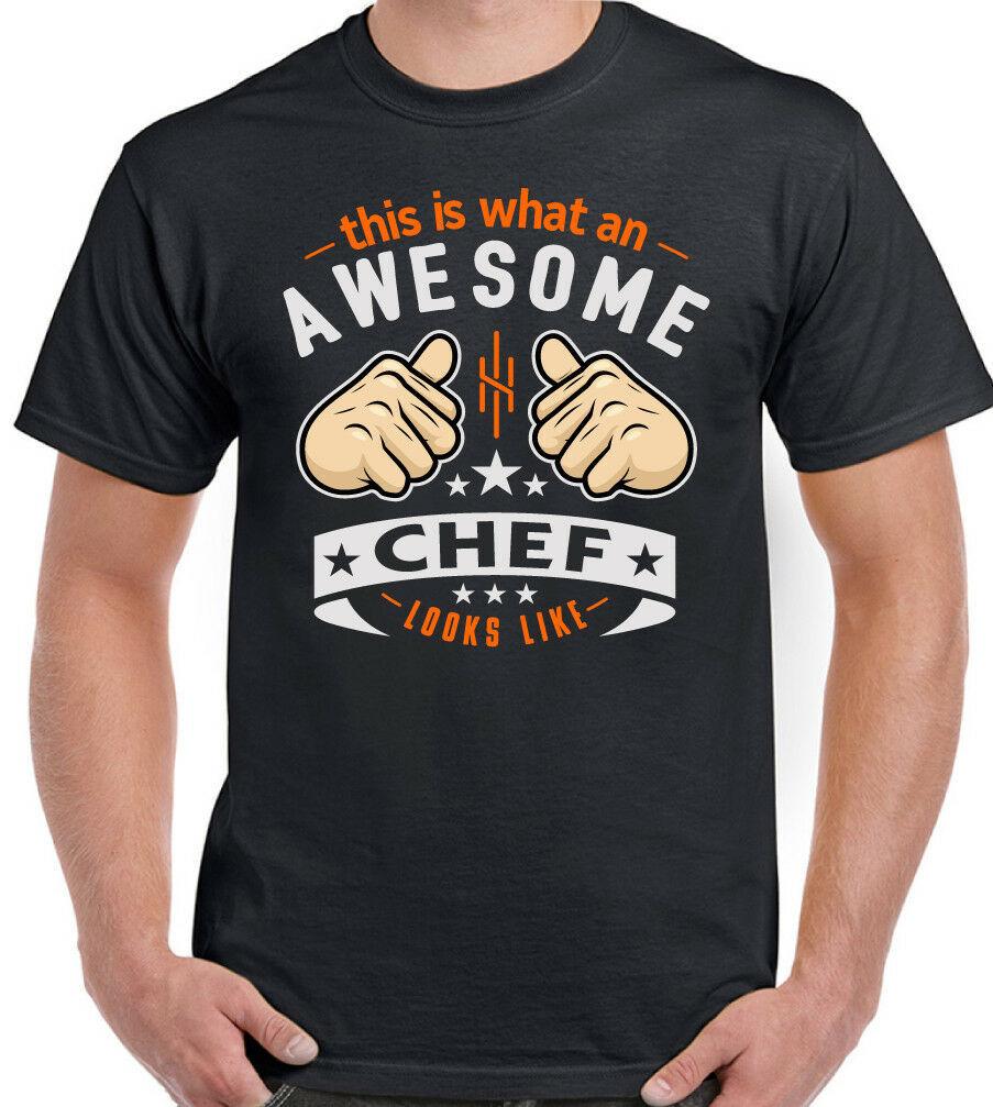 This Is What An Awesome Chef Looks Like Mens Funny T-Shirt Cook BBQ Xmas Gift