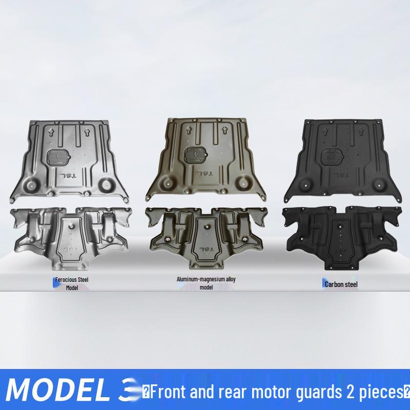 Защитная панель двигателя и аккумулятора днища Tesla Model 3/Model Y