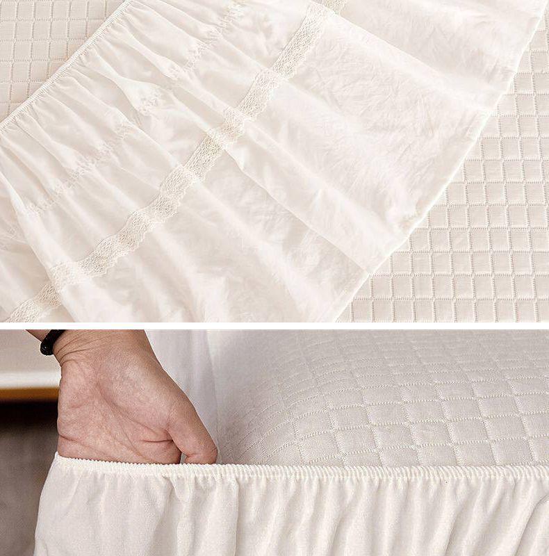 Эластичная Нескользящая Кружевная Юбка для Принцессы - Утолщенная, Цельная, Скрывающий недостатки дизайн