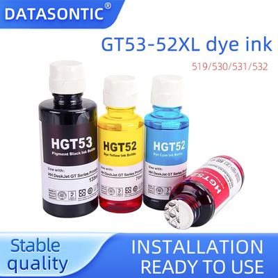 Чернила на основе красителя GT53-52XL, для принтеров HP 500 502 508 511 514 515 519 530 531 533 538 571 615 618 655 720 750 790