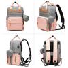 Portable Diaper Bag Backpack Travel Baby Nursing Bag Large Capacity Mommy Bag Water-resistant with