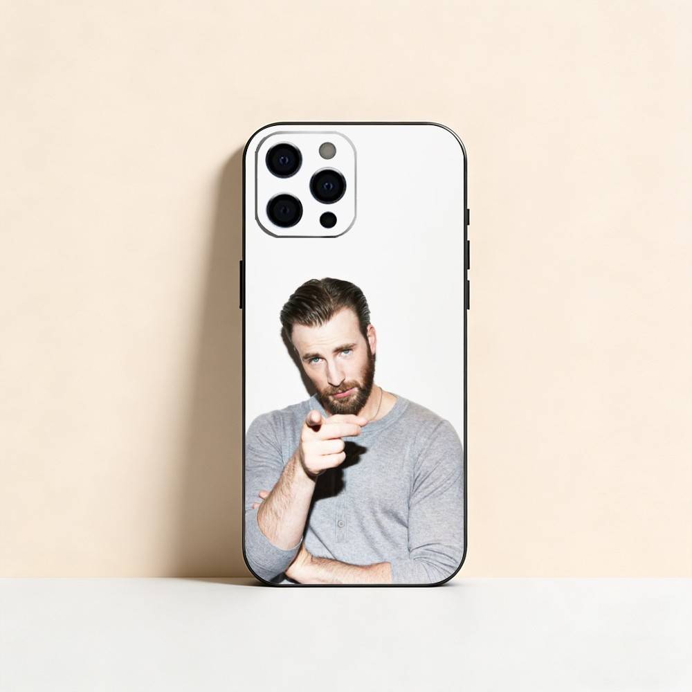 Крис Эванс (1) Чехол для телефона Силиконовый Мягкий Для IPhone 17 16 15 14 13 12 11 X XR Plus Pro Max Plus