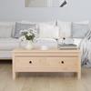 VidaXL Coffee Table 100x50x40 Cm Solid Pine Wood 814604