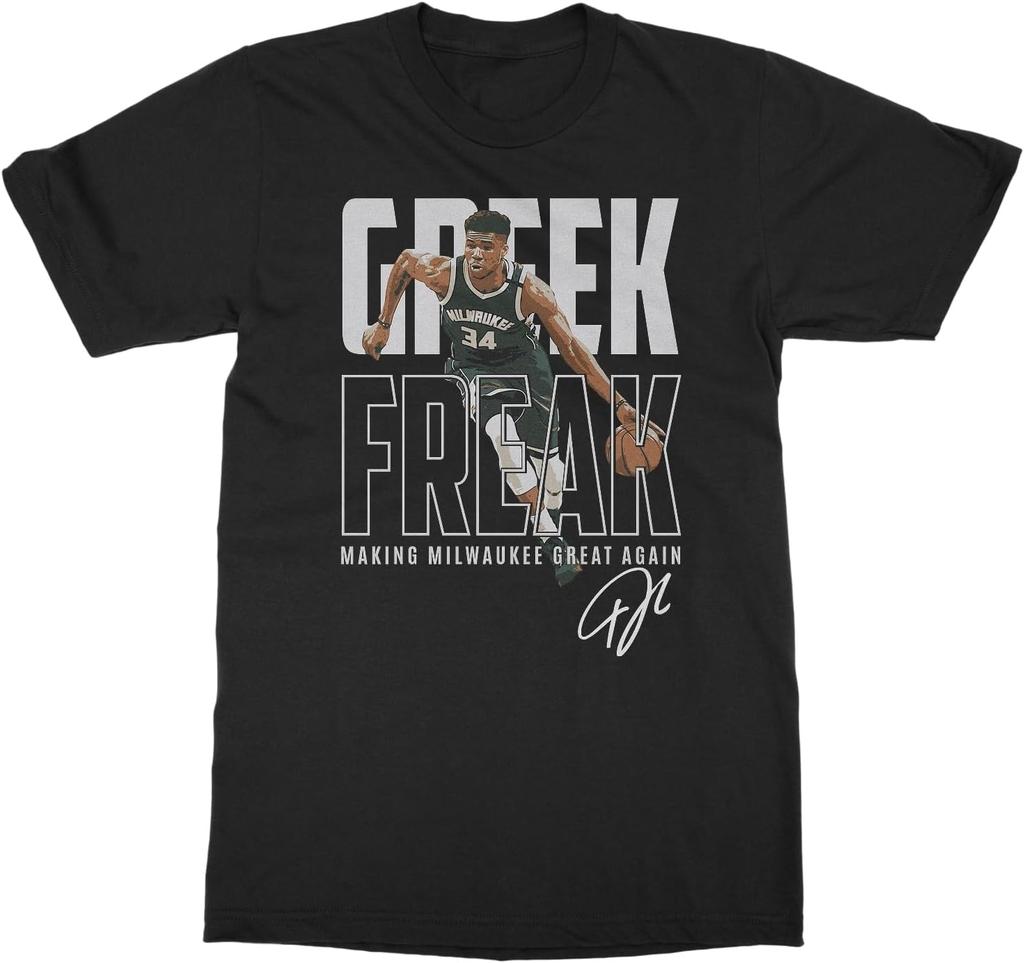 Greek Freak Giannis Antetokounmpo Milwaukee T-shirt