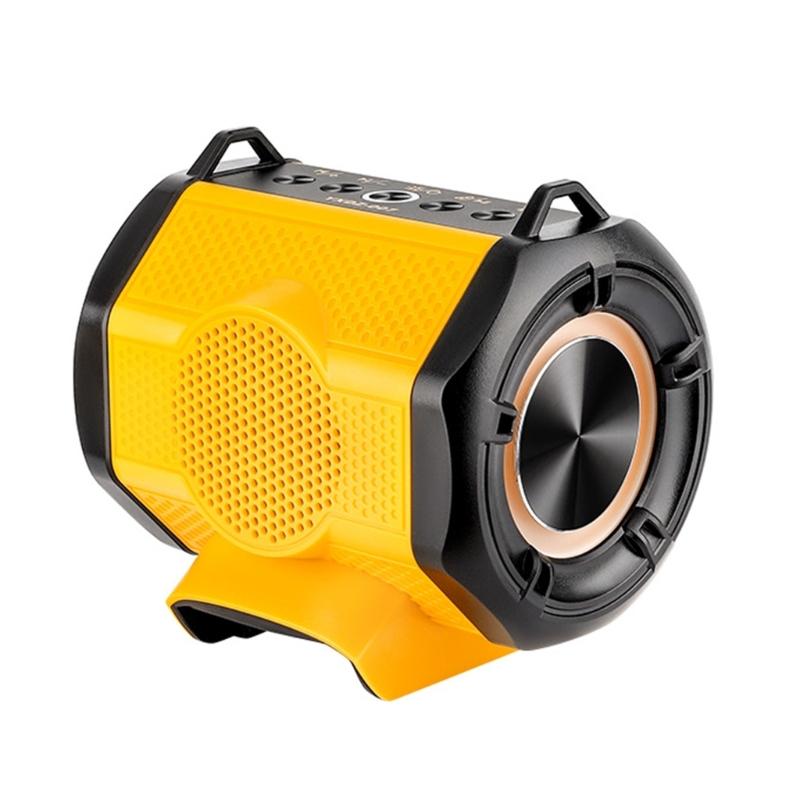 HIFI Акустическая система с высоким качеством звука, совместимая с Bluetooth, портативная, водонепроницаемая, для аккумуляторов 18-20 В, для активного отдыха, строительных площадок и кемпинга