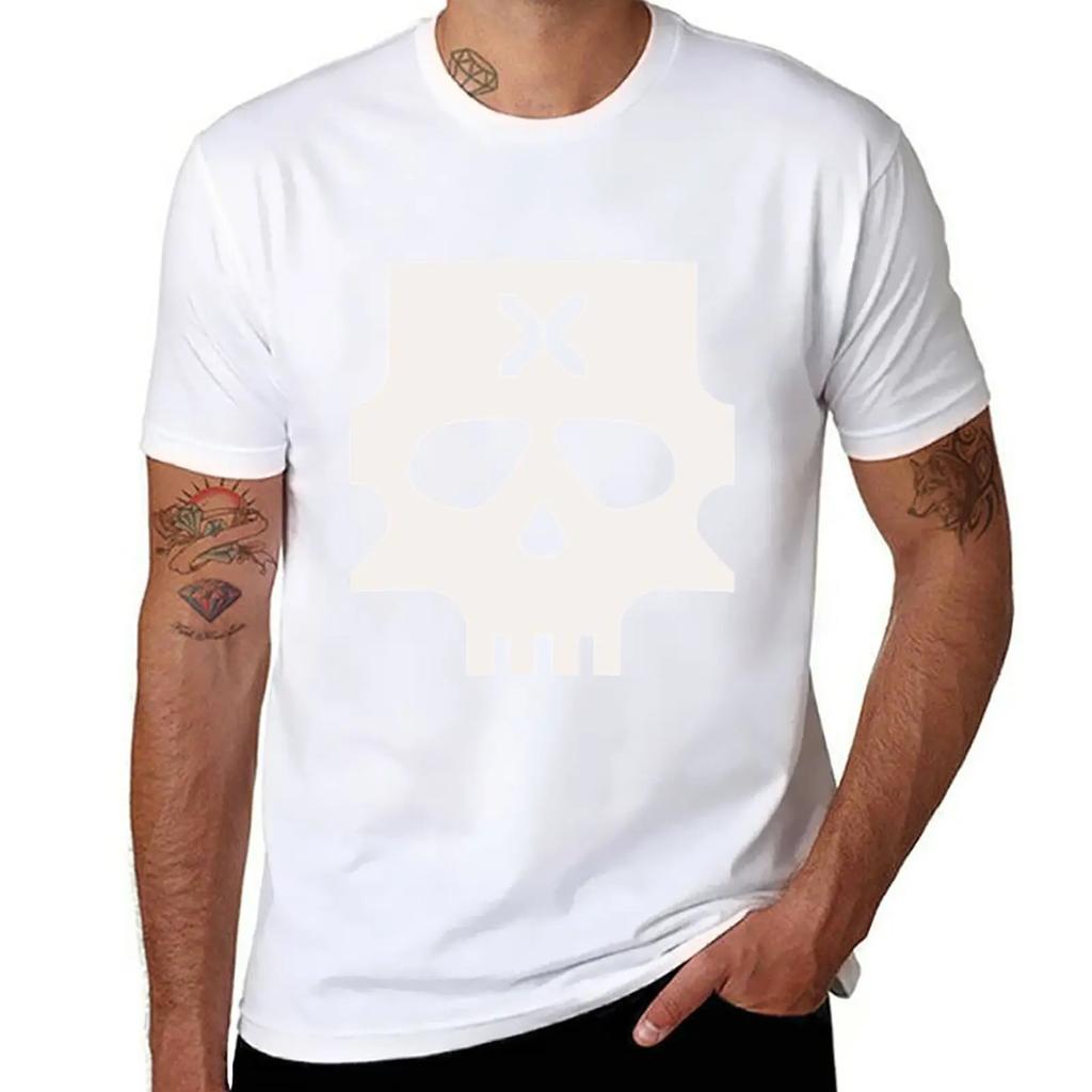 Marauders Dawn of X Pirate Skull T-Shirt anime boys animal print korean fashion new edition T-shirts for men cotton