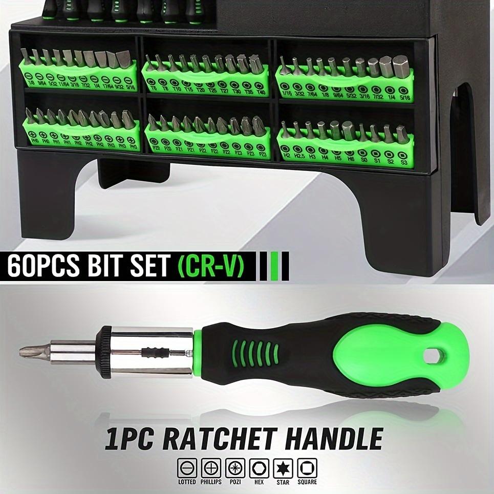 Набор из 118 отверток с магнитными наконечниками и стойками, премиальные биты, прецизионные отвертки, шестигранные ключи, отвертки для гаек и многое другое