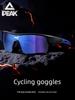 Peak Cycling Glasses Protective Goggles for Men, Day and Night Use, Windproof and Sandproof, Professional Cycling Goggles for Road Bikes