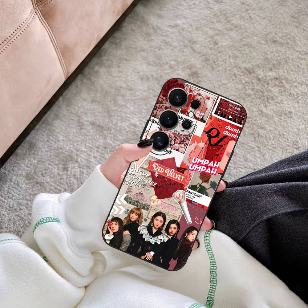 1 шт. Kpop R-Red V-Velvet Чехол для телефона для Samsung S 24 Fe 25 Ultra Plus 20 Lite 21 30 22 23 24 22 Ultra 5G Fundas