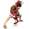 Фигурка Луффи из аниме One Piece в классическом стиле, ручная работа, ПВХ, декоративный элемент, украшение для детской коллекции.