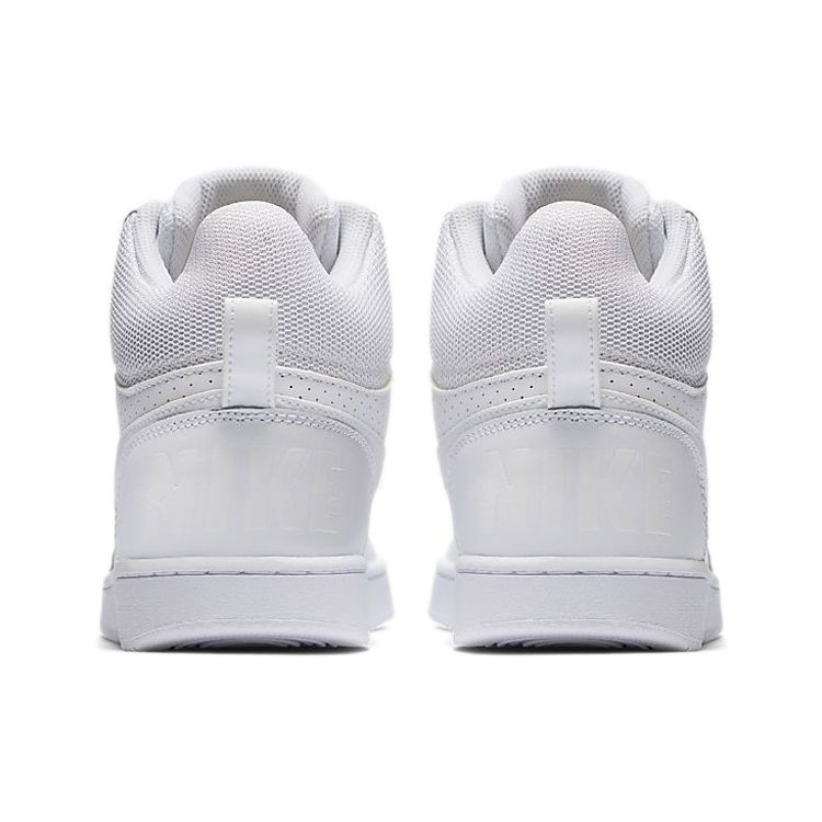 Nike Court Borough Mid Синтетическая кожа Удобные Спортивные Нескользящие Прочные Кроссовки Мид Топ Женские кроссовки Белый 844906-110