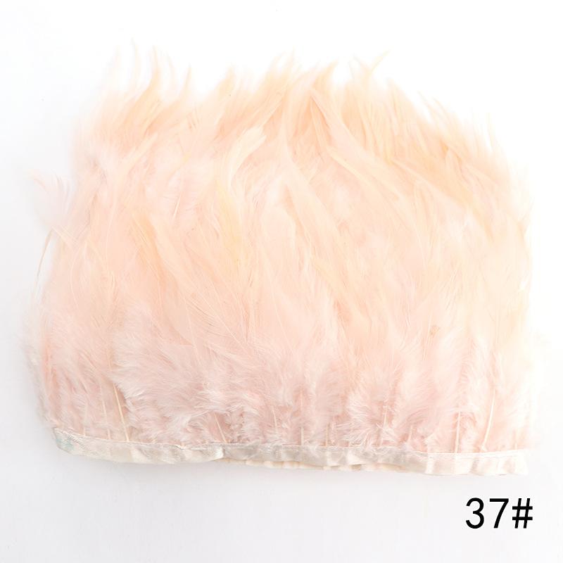 Feather Cloth Strip 10-15Cm Stage Performance Clothing Accessories Rooster Hair Cloth Edge Feather Strip
