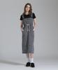 AVIREX BELT PRINT DENIM JUMPUR SKIRT women's S 010 black 783-5116605