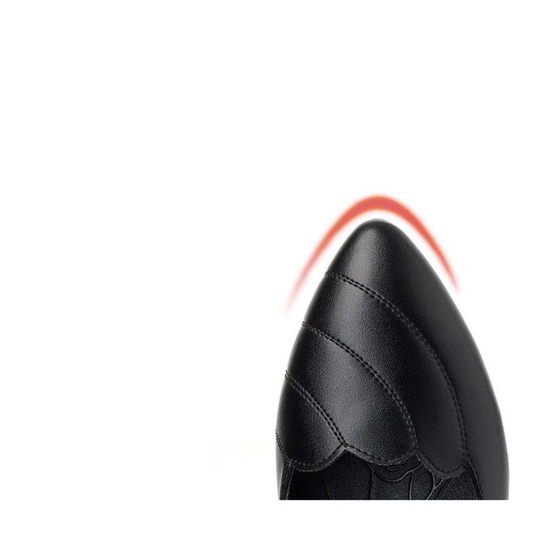 Мягкая кожаная рабочая обувь с мягкой подошвой, удобная одноместная обувь Four Seasons, женская толстая нескользящая обувь