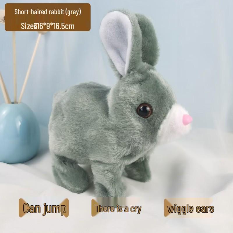 Plush Electric Walking & Barking Teddy Dog Simulation Toy for Children