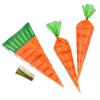 20/50/100PCS Carrot Shape Easter Carrot Candy Bags PE Easter Baking Pack Bag Easter
