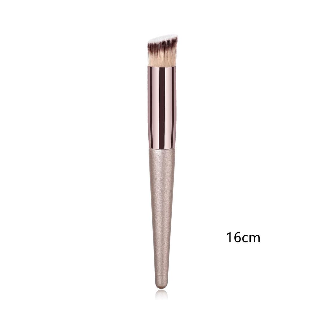 1 шт. профессиональный набор кистей для макияжа, высококачественная тональная основа, консилер, растушевка контуров, косметическая кисть с матовой деревянной ручкой