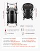 VEVOR Pressure Pot Tank, 30 L Heavy Duty Steel Pressure Pot Tank with Three Quick-Connect Couplers for Home Use, DIY, Art Creations