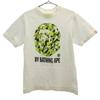 A Bathing Ape Print Short Sleeve T-shirt XS White Men's Used