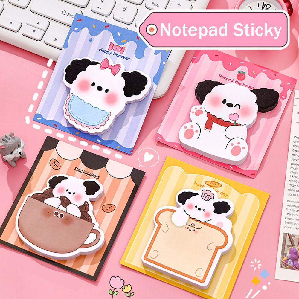 30Sheets Cartoon Notepad Puppy Notebook Kawaii Planner