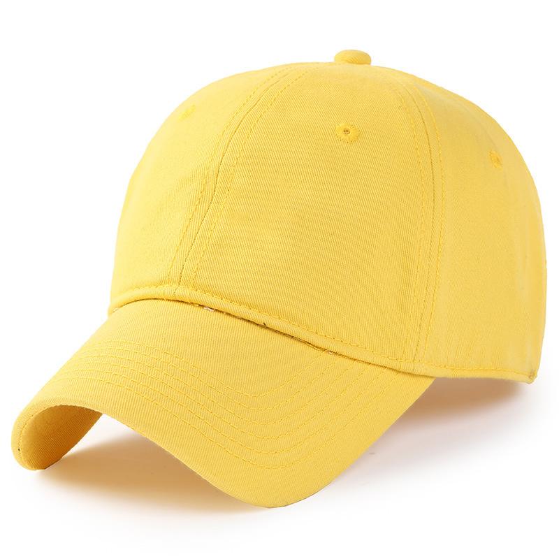 Parent-child Blank Baseball Cap Boy Girl Soft Cotton Plain Sport Sun Hat Men Women Big Size Snapback Cap 53-56cm 56-59cm 60-65cm