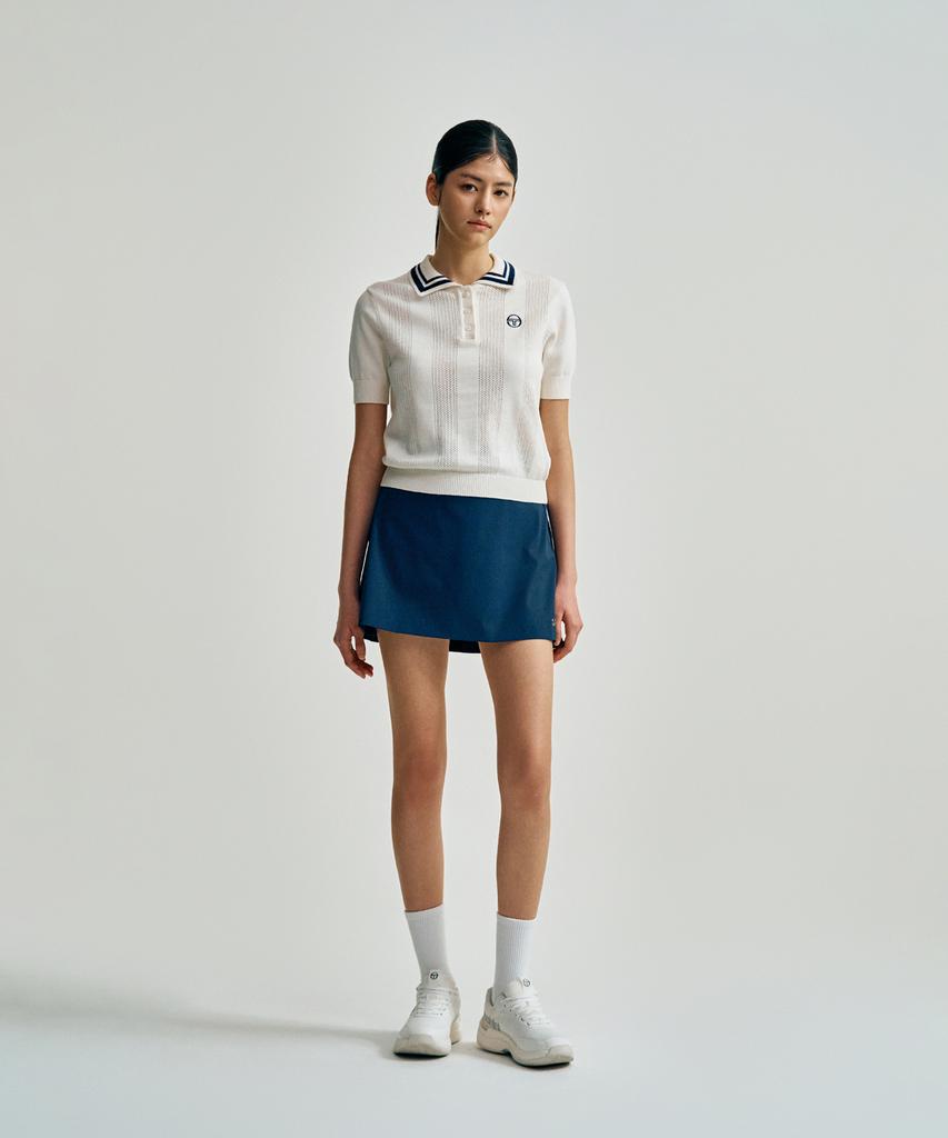 SERGIO TACCHINI W Повседневный мужской лонгслив-поло с коротким рукавом