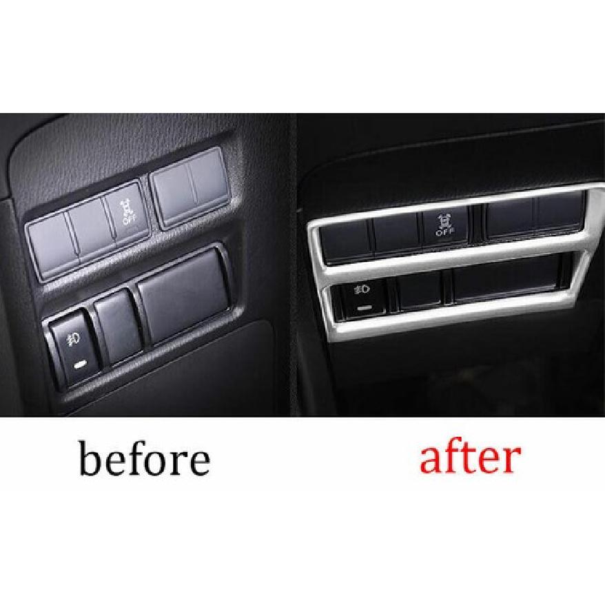 Headlight Switch Control Button Trim For Nissan Armada Y62 17- Matte Silver