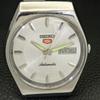 SEIKO 5 AUTOMATIC VINTAGE JAPAN 6309A MENS SILVER COLOR DIAL WATCH a701281-5