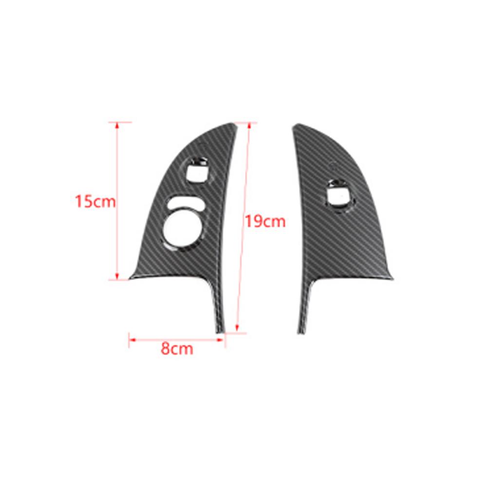 Car Door Window Lift Button Panel Decoration Cover Stickers for Jeep Liberty 1999-2007 Auto Interior Mouldings Accessories