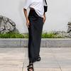 Yousheng Women Satin Skirt High Waist Midi Long Skirt Slim Wrap Hip A-line Faux Silk Skirts for Spring Summer Streetwear
