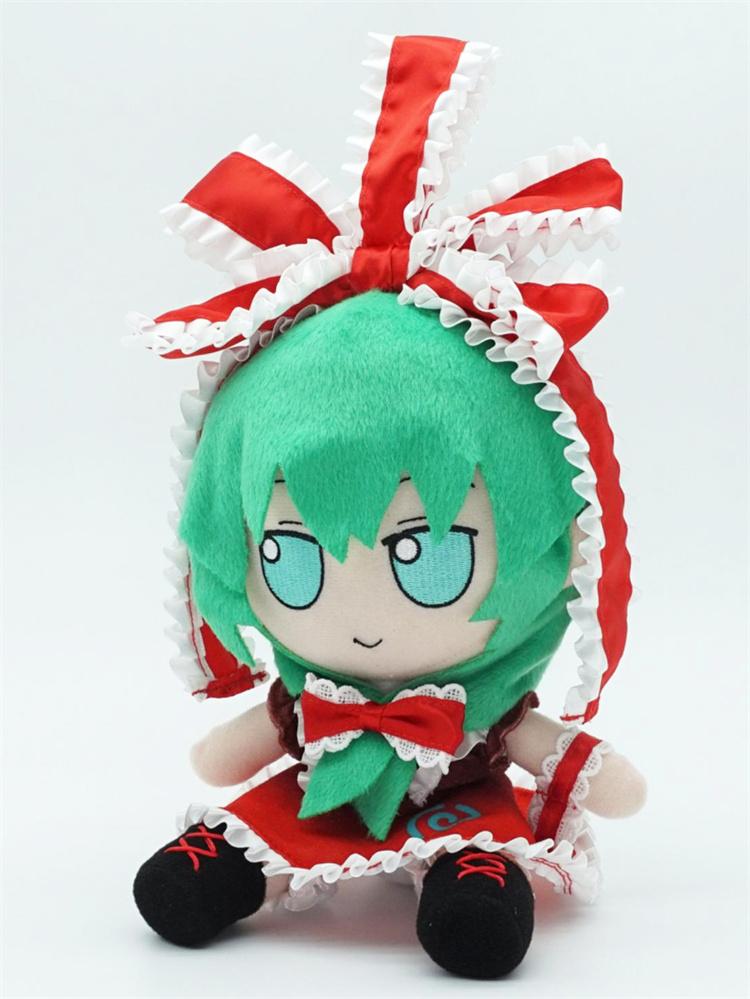 Плюшевая кукла-игрушка Косплей Хины Кагиямы из проекта TouHou Fumo Мягкая игрушка Плюшевая фигурка Подушка для дивана Сидящая Коллекция Поклонники Подарок