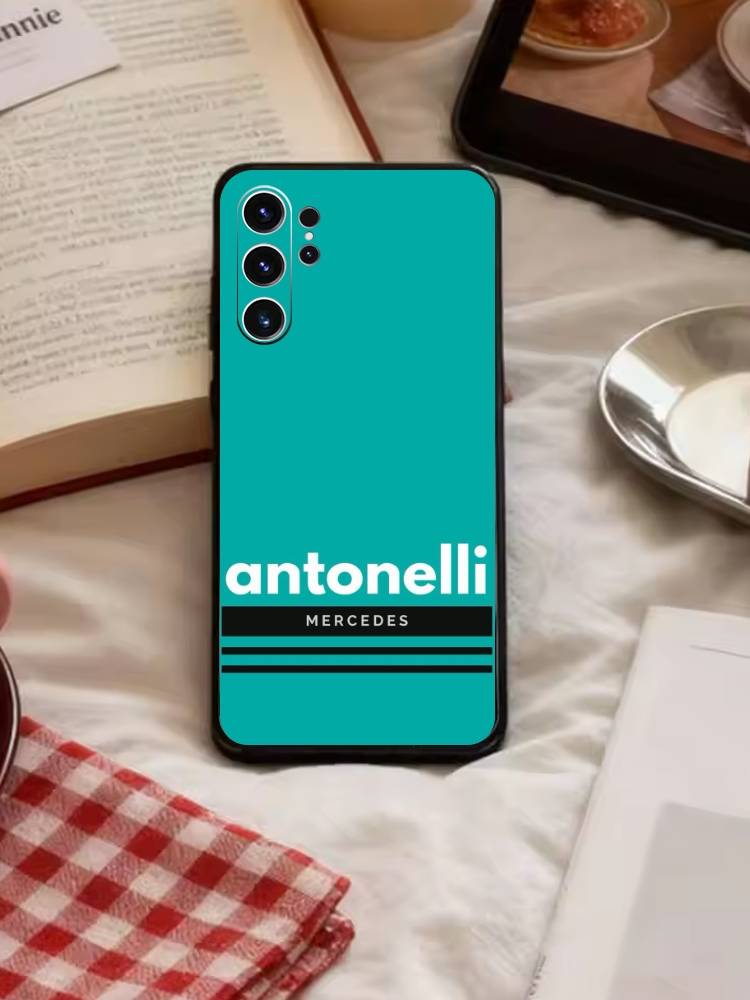 K-Kimi Cool A-Antonelli Чехол для телефона для Samsung S26, S25, S24, S23, S22, S21, S20, S30, Ultra, Plus, Fe, Note, 5G Черный чехол