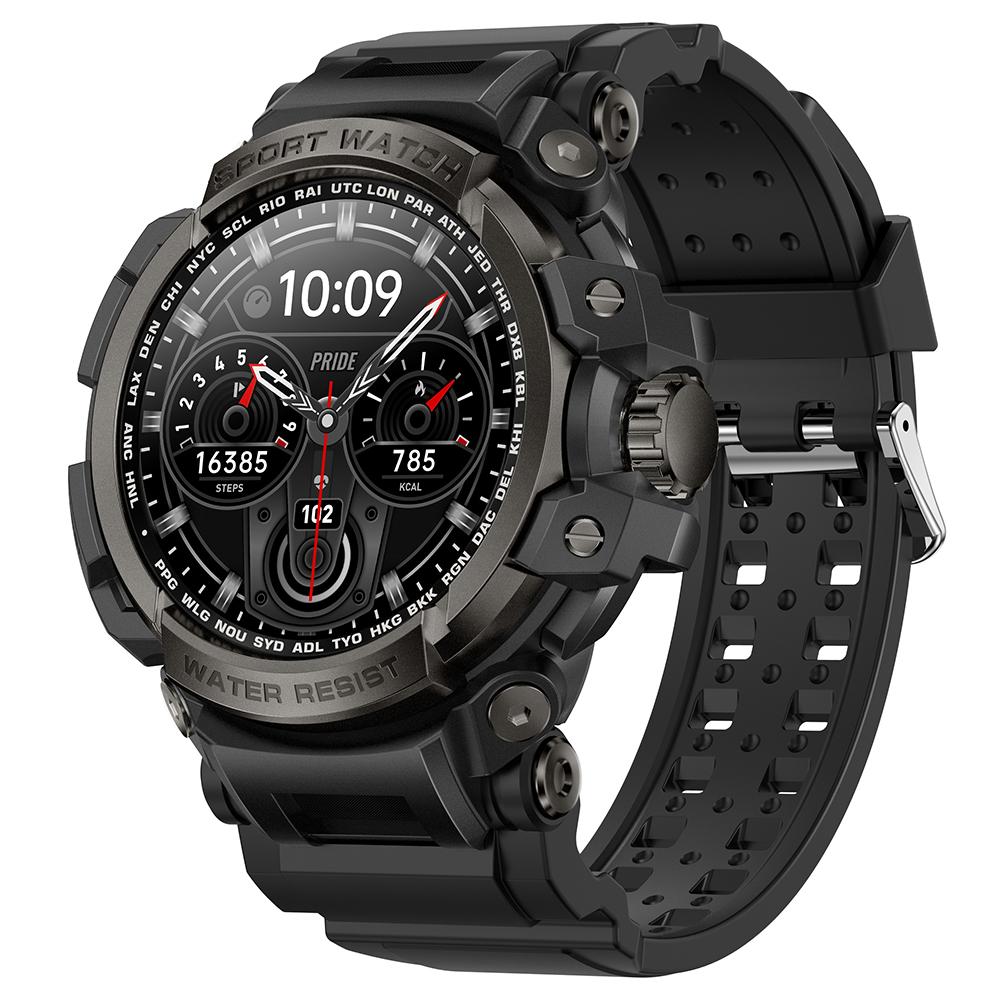 LC16PRO 1,32-дюймовый монитор сердечного ритма, браслет для занятий спортом на открытом воздухе, совместимый с Bluetooth, умные часы для звонков