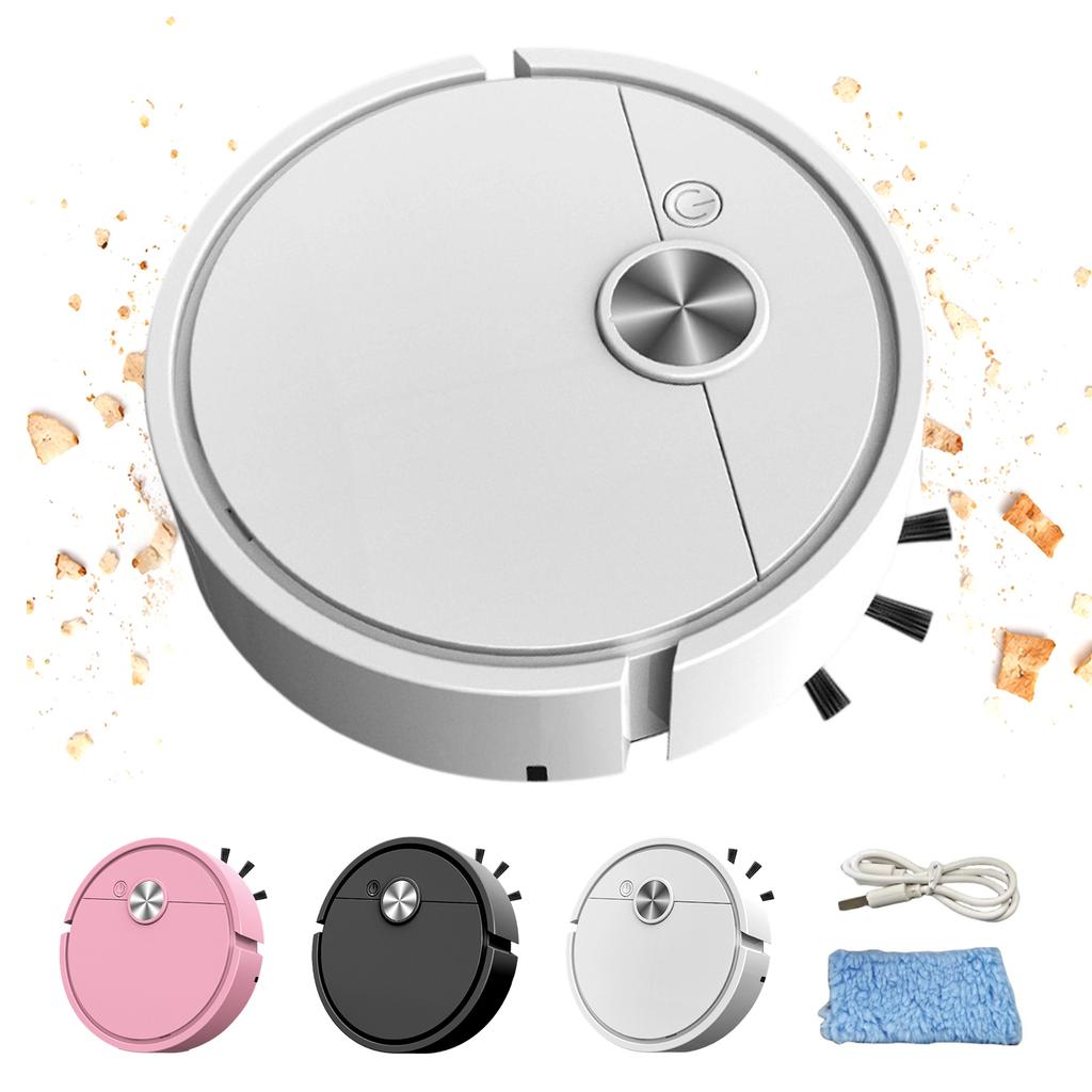 1 In 1 Intelligent Cleaning Robot Easy To Use Mini Robots Vacuum Cleaner Mini Car Robot Vacuum for Pet Hair&Hard Floor&Carpet