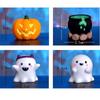 Cute Pumpkin Halloween Resin Craft Ghost Decoration Miniature Figurines