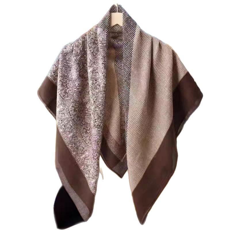 Women S Printed Patchwork Lightweight Scarf Sun Protection Shawl All Season