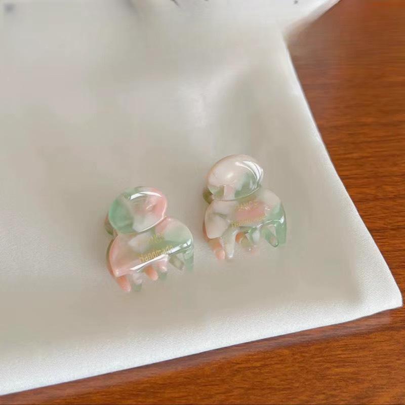 2 шт./пара Мини 2 см Ацетат Маленькие Заколки-крабики для волос Боковые заколки Ацетатные крабики для волос для девочек Милые заколки Женские аксессуары для волос