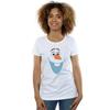 Disney Womens/Ladies Frozen Olaf Face Cotton T-Shirt