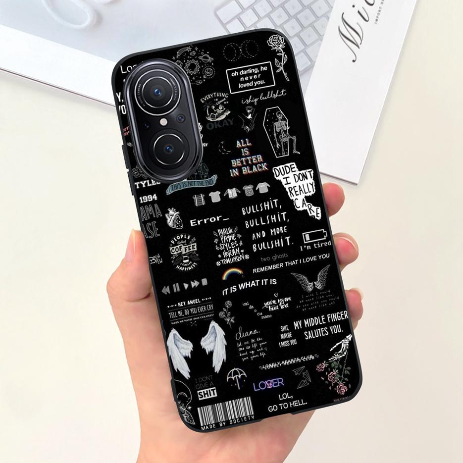 For Huawei Nova 9 SE Case Cute Dinosaur Cartoon Back Cover Soft Silicone Phone Case For Huawei Nova 9 Pro Nova9 SE Fundas Bumper