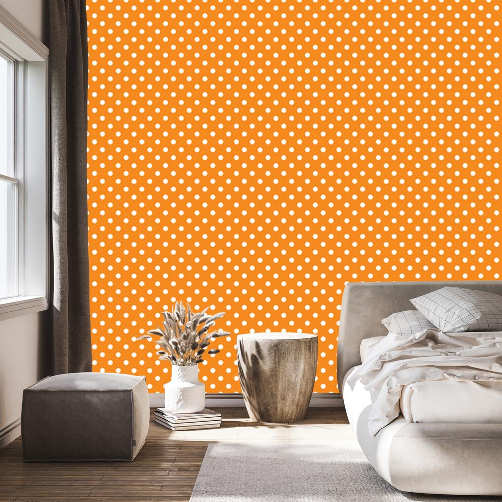 Wallpaper Dots Gold, Top Gold for Living Room and Bedroom 50x1000