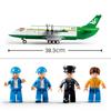 Нетоксичные Творческие Городские Строительные Блоки Самолет Грузовой Airbus Модель Самолета-Скорой Помощи Кирпичики Образовательные Игрушки Своими Руками Для Детей Детей